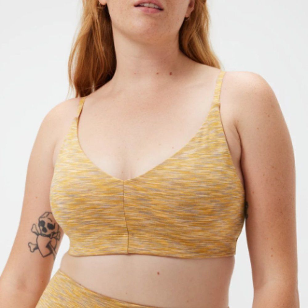 Outdoor Voices Flow Bralette Sports Bra In Sunset